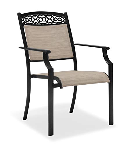 Hanover Lisbon 7-Piece Patio Dining Set Tan