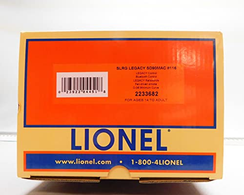 Lionel SLRG Legacy SD90MAC Diesel Locomotive Engine #116 O Gauge Red