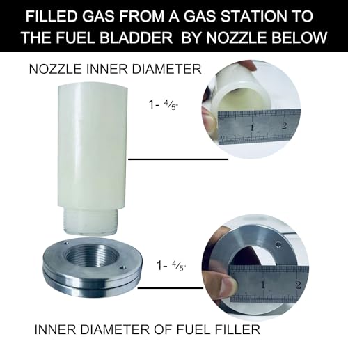 Luoweikadeng 30 Gallon Fuel Bladder Emergency Tank for Fishing, Boating, Yachting, and Marine Cruising