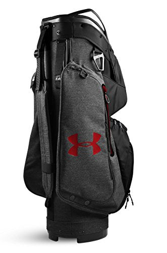 Under Armour Armada Golf Cart Bag Dark Heather/Black/Red