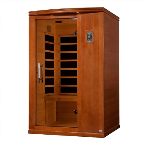 DYNAMIC SAUNAS Madrid Elite 3-Person Infrared Sauna with Bluetooth and LED Control Panel