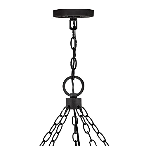 Hinkley Sawyer Extra Large Single Tier Pendant Light Black