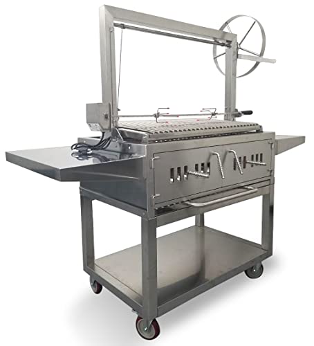 SDI Factory Direct Stainless Steel Outdoor Charcoal BBQ Grill Silver