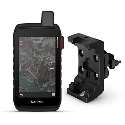 Garmin Montana 700i GPS Touchscreen Navigator with inReach Technology and Bicycle Handlebar Mount