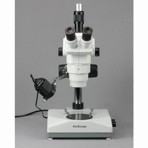 AmScope ZM-2TY Trinocular Stereo Zoom Microscope 6.7X-90X White