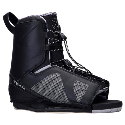 Hyperlite Rusty Pro Mens Wakeboard 140 W/Team OT Bindings Black/Gold 140cm/(7-10.5)