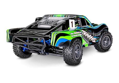 Traxxas Slash 4X4 Brushless 1/10 Scale 4WD Short Course Truck Green