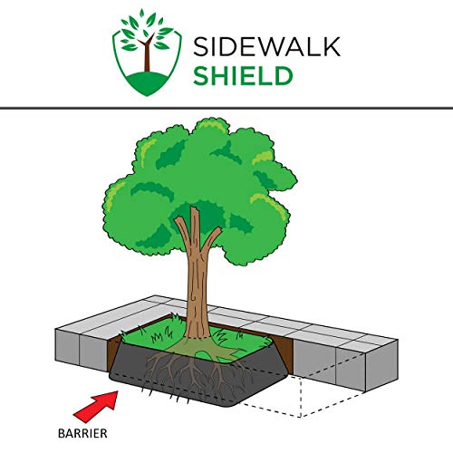 Sidewalk Shield Tree Root Barrier Standard Duty 30 Inch Depth 100 Feet