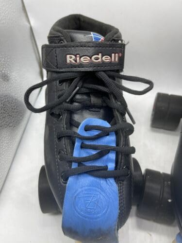 Generic Riedell R3 Zen Black Indoor Speed Quad Roller Skates Size 6