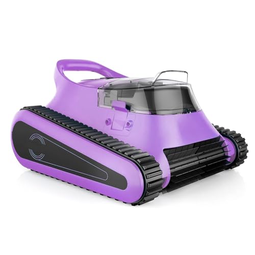 Miuedo Seauto Cordless Robotic Pool Cleaner 180W Powerful Suction Purple
