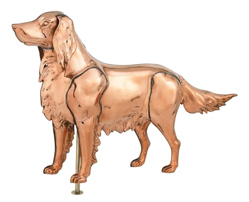 J. Thomas 3-D Hunting Dog Weathervane Pure Copper