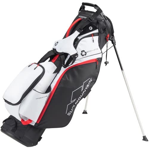 Sun Mountain Eco-Lite Stand Bag Black/White/Red