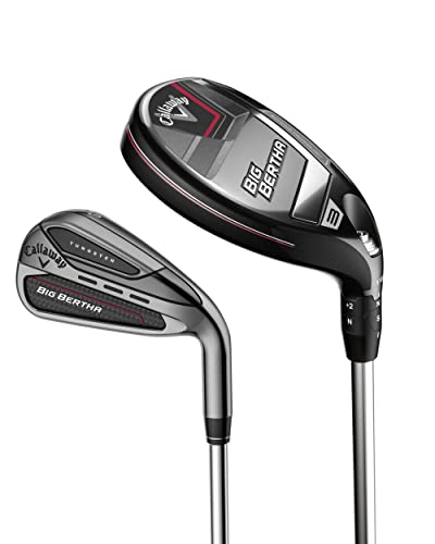 Callaway Golf Big Bertha BB23 Hybrid Iron Combo Set Black and Red