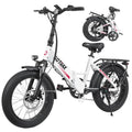 Gotrax R2 20" Folding Electric Bike White