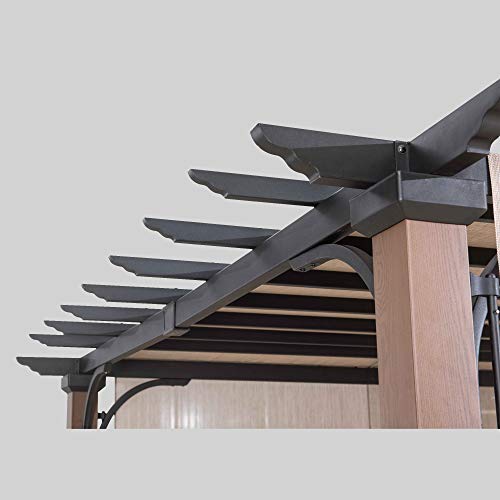 Sunjoy 110105005 Pergola Black/Brown