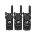 Motorola Solutions 3 Pack CLS1410 Two Way Radio Walkie Talkies UHF Black