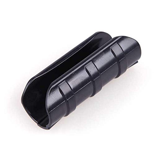 Silk Road Greenhouse Greenhouse Plastic Film Snap on Clamps for 1-3/8 Inch OD Roll Bar Pipe Black (1000 Pieces)