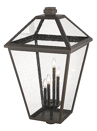 Z-Lite Talbot 4-Light Outdoor Post 240W Oil Rubbed Bronze