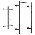 Synergee 2200 Series Folding Squat Rack with J-Cups & Pull Up Bar 95" Tall - 21" Depth