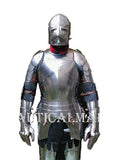NauticalMart Medieval Wearable Knight Full Suit of Armor Costume Silver