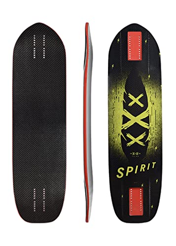 Moonshine Manufacturing Freestyle Cruiser Longboard Skateboard Spirit Carbon Complete