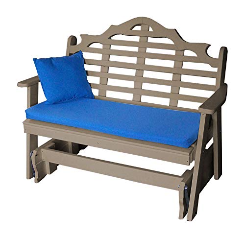 A & L Furniture Co. Marlboro Recycled Plastic 5ft Glider Chair