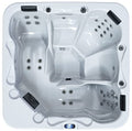 Luxuria Spas Envy 5-Person 56-Jet Double Lounge Hot Tub Homemade White/Grey