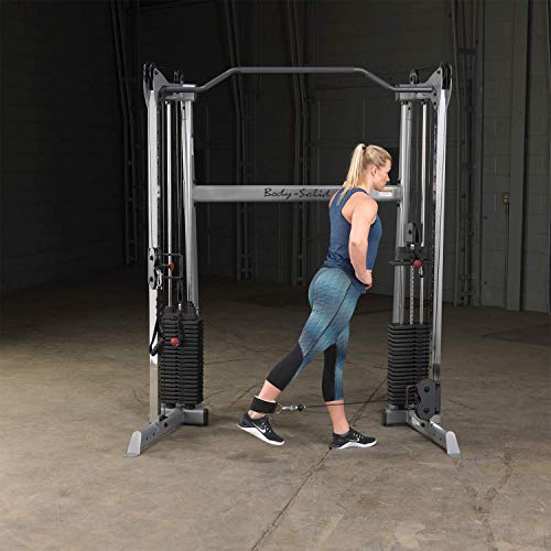 Body-Solid GDCC200 Cable Crossover Exercise Machine Grey/Black