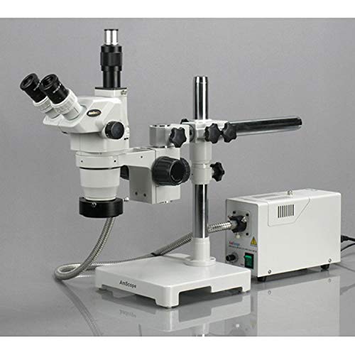 AmScope Professional Trinocular Stereo Zoom Microscope 2X-45X Clear