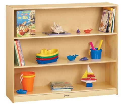 Jonti-Craft Mega Mobile Straight-Shelf Yellow
