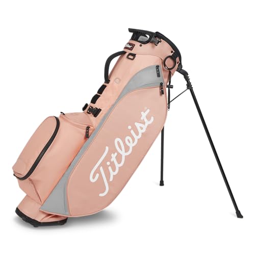 Titleist Golf Players 4 Stand Bag Peach/Gray