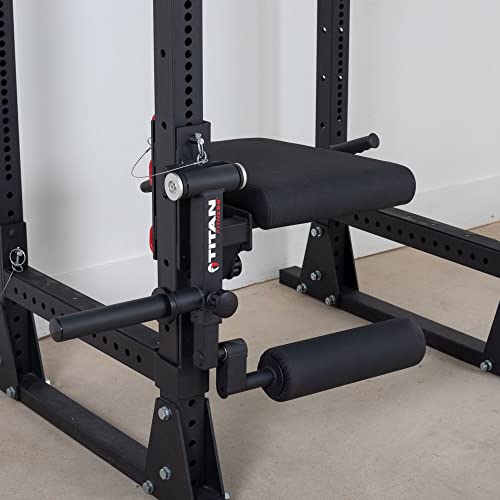 Titan Fitness Plate-Loaded Leg Curl and Extension Attachment Black