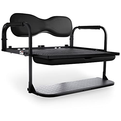 Golf Cart King MODZ® Flip4 Club Car DS Rear Seat Kit Black