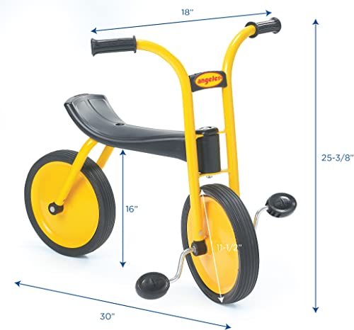 Children's Factory MyRider Toddler Tricycle Rubber Wheels Yellow-Black