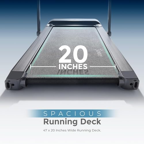 Sunny Health & Fitness Pegasus Smart Treadmill Gray