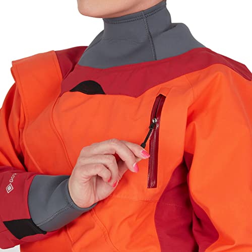 NRS Women's Axiom GORE-TEX Pro Dry Suit Poppy/Vino XS