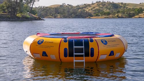Island Hopper 15' Classic Water Trampoline Yellow