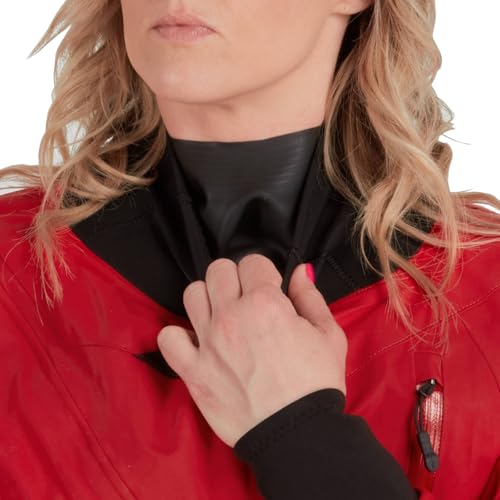 NRS Women's Foray Drysuit Red M