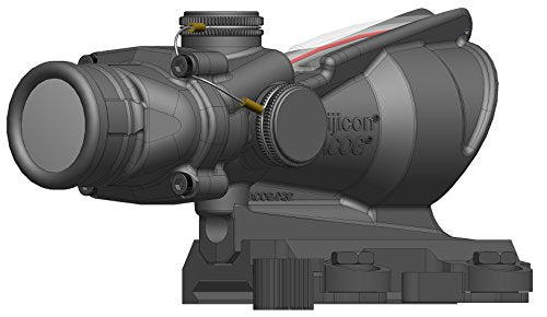 Trijicon 4x32 ACOG Red Horseshoe/Dot M855 RCO Reticle with Quick Release Mount Red