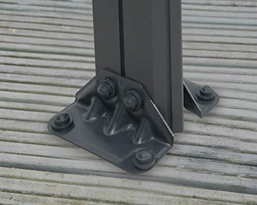 Palram Canopia Milano 10x10 Gazebo Gray/Bronze