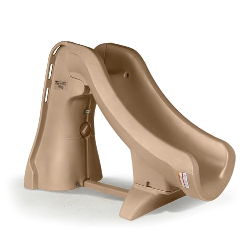 S.R. Smith SlideAway Removable In-Ground Pool Slide Taupe