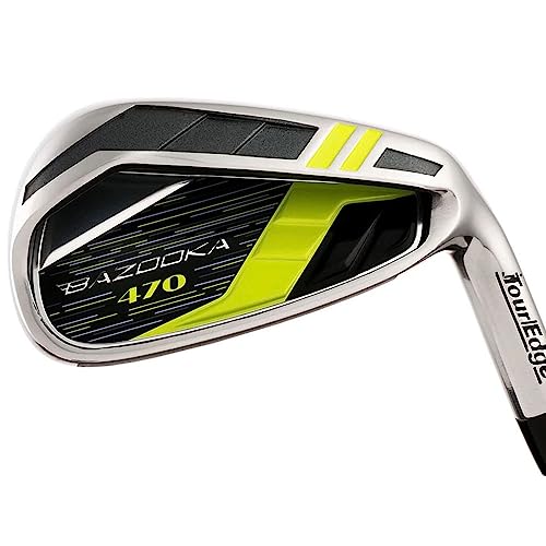 Tour Edge Golf Bazooka 470 Black Complete Set - Steel - RH Black/Yellow