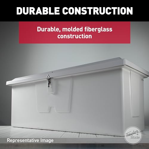 TaylorMade Stow 'N Go Medium Fiberglass Deep Dock Box White