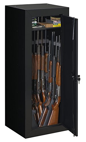 Stack-On 22-Gun Security Cabinet with Foam Barrel Rests Black