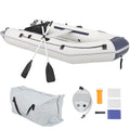MADOG SPORT EQUIPMENT Inflatable Boat for 1-4 Persons Gray/White