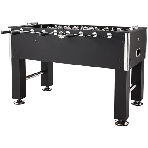 VEVOR Foosball Table 55 inch Standard Size Indoor Full Size for Home, Family, and Game Room Black