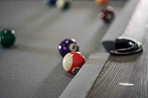 Empire USA Nixon Billiards Birdy Slate Billiard Pool Table Grayson Grey 7 ft
