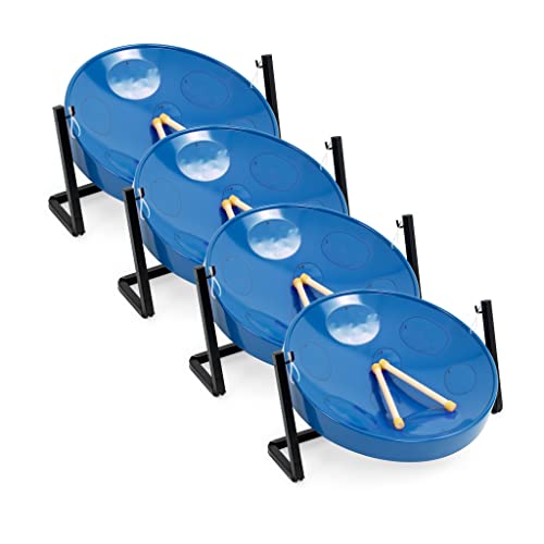 Panyard Table Top Steel Pan Blue (JJ3050-BL-4PK)