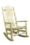 Montana Woodworks Log Rocker White