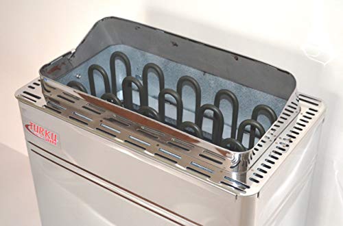 TURKU 9KW Stainless Steel Wet/Dry Sauna Stove with External Digital Controller